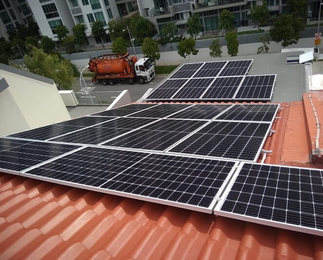Solar panels installation in Singapore - Springleaf Height- 45 Solar panels