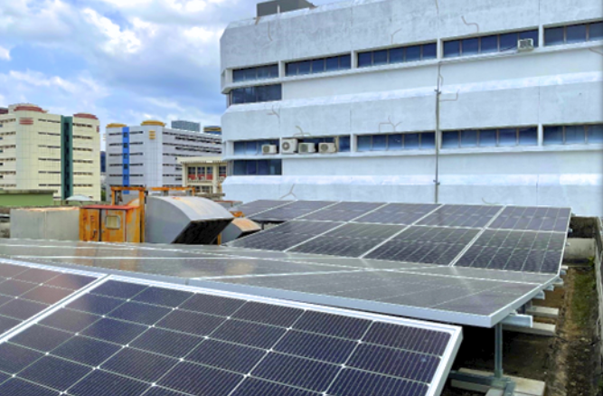 Genting Road- Factory Building Solar Panels